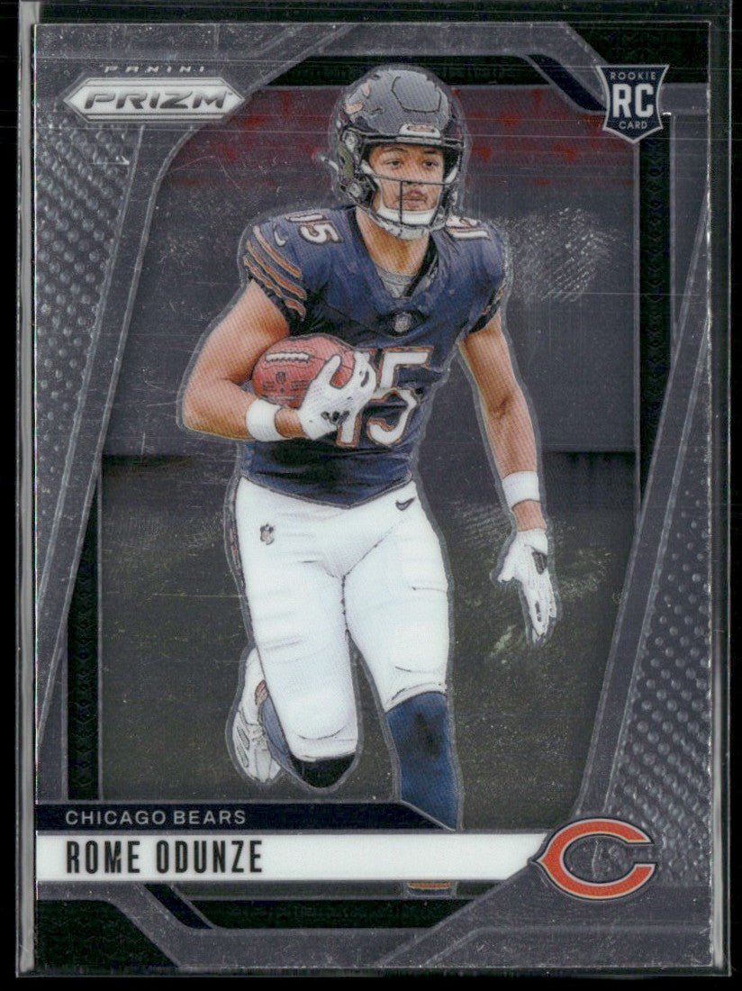 Rome Odunze 2024 Panini Prizm RC #385 Chicago Bears