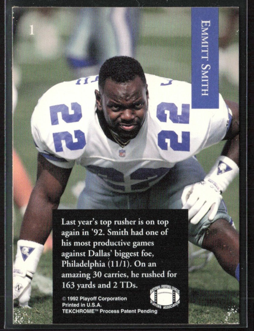 Emmitt Smith 1992 Playoff #1 Dallas Cowboys