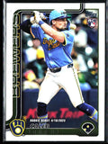 Caleb Durbin 2025 Topps Update RC #US59 Milwaukee Brewers