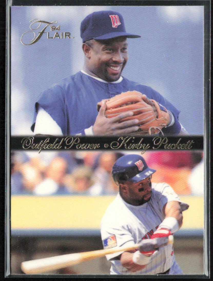 Kirby Puckett 1994 Flair Outfield Power #8 Minnesota Twins