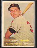 Johnny Groth 1957 Topps #360 Kansas City Athletics