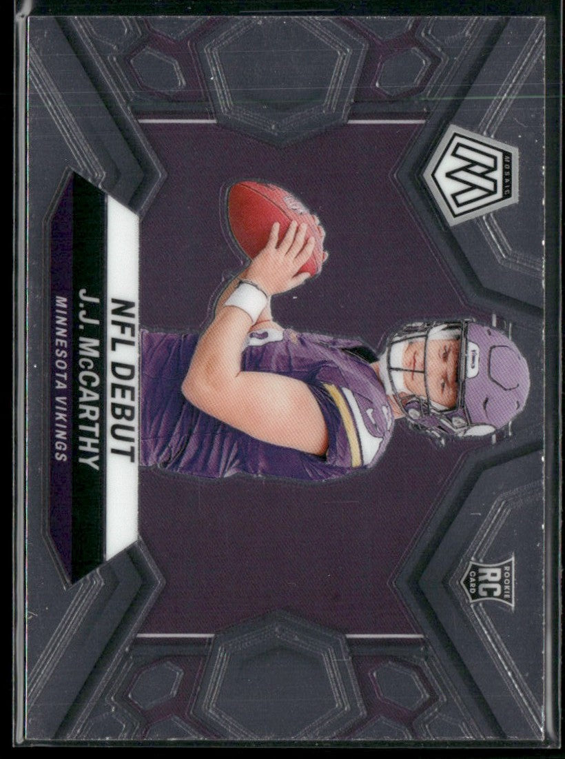 J.J. McCarthy 2024 Panini Mosaic RC #275 Minnesota Vikings