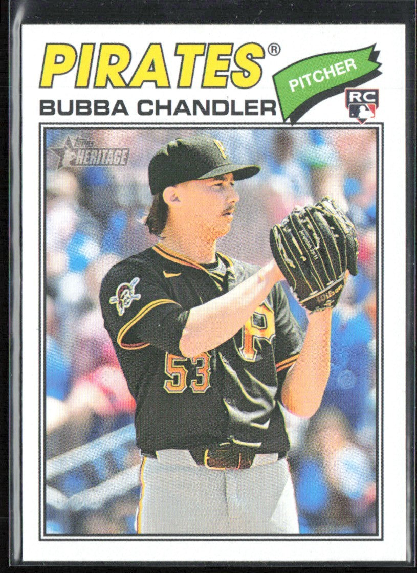 Bubba Chandler 2026 Topps Heritage RC #265 Pittsburgh Pirates