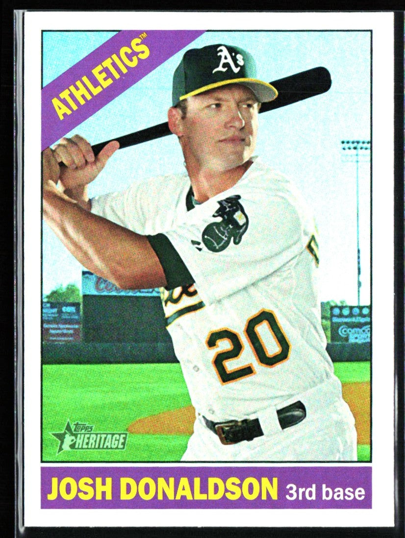 Josh Donaldson 2015 Topps Heritage Chrome Foil #THC-175 Oakland Athletics