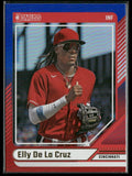 Elly De La Cruz 2024 Panini Donruss Red and Blue #18 Cincinnati Reds