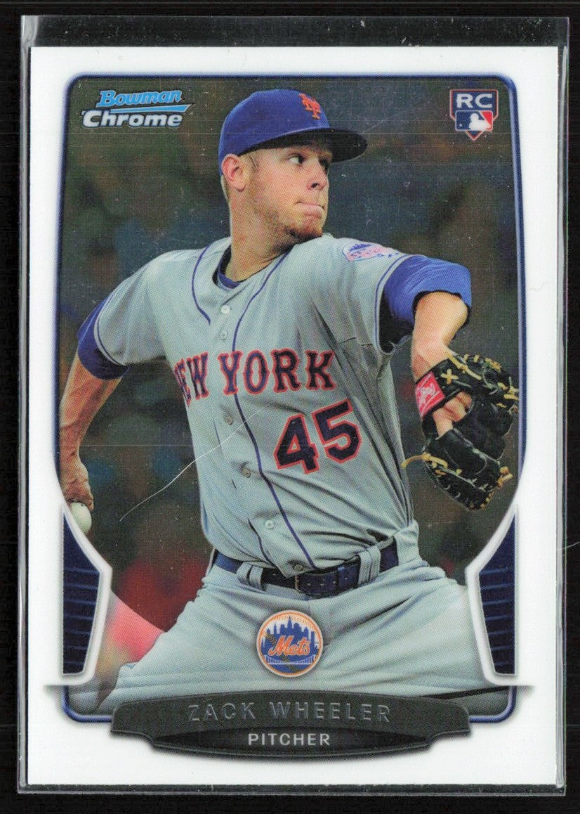 Zack Wheeler 2013 Bowman Chrome RC #20 New York Mets