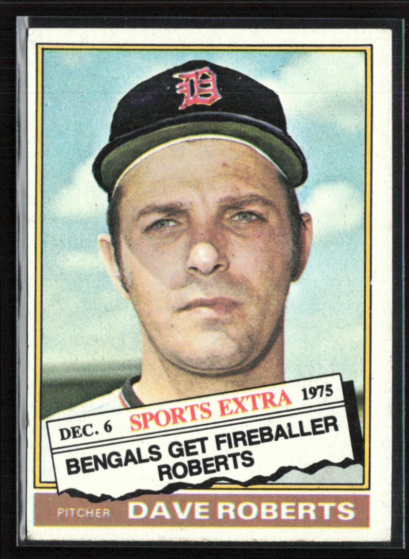 Dave Roberts 1976 Topps Traded #649T Detroit Tigers