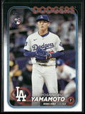Yoshinobu Yamamoto 2024 Topps Update RC #US149 Los Angeles Dodgers