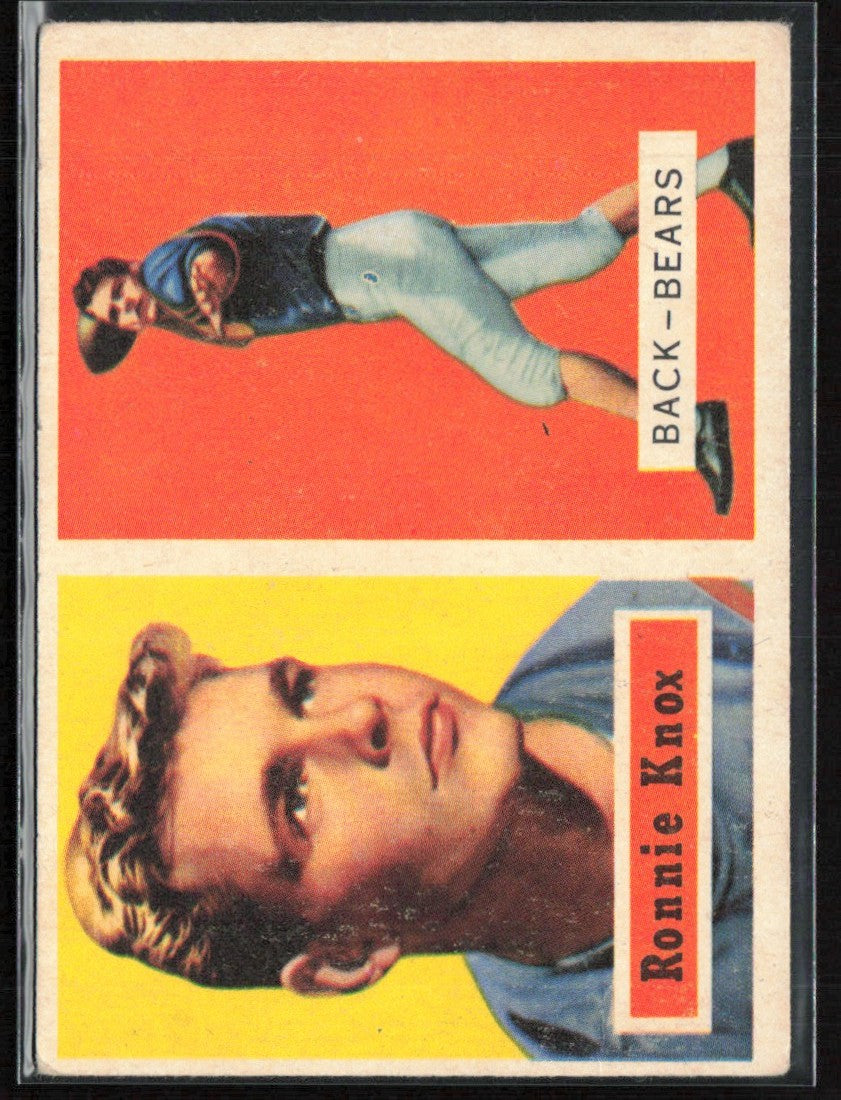 Ronnie Knox 1957 Topps RC #149 Chicago Bears