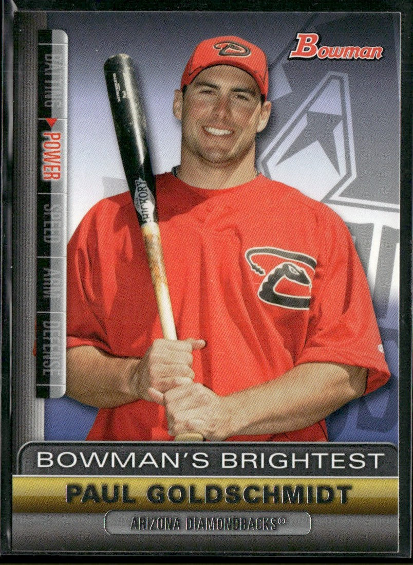 Paul Goldschmidt 2012 Bowman's Brightest #BBR4 Arizona Diamondbacks