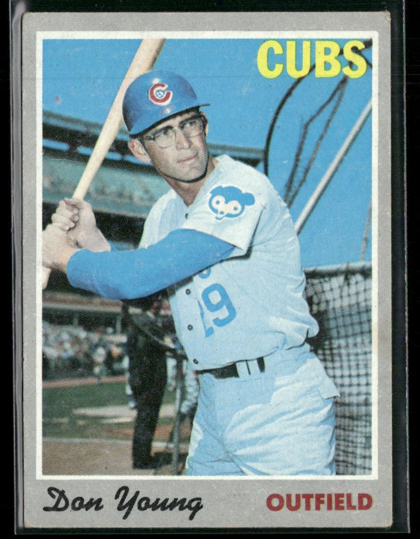 Don Young 1970 Topps #117 Chicago Cubs