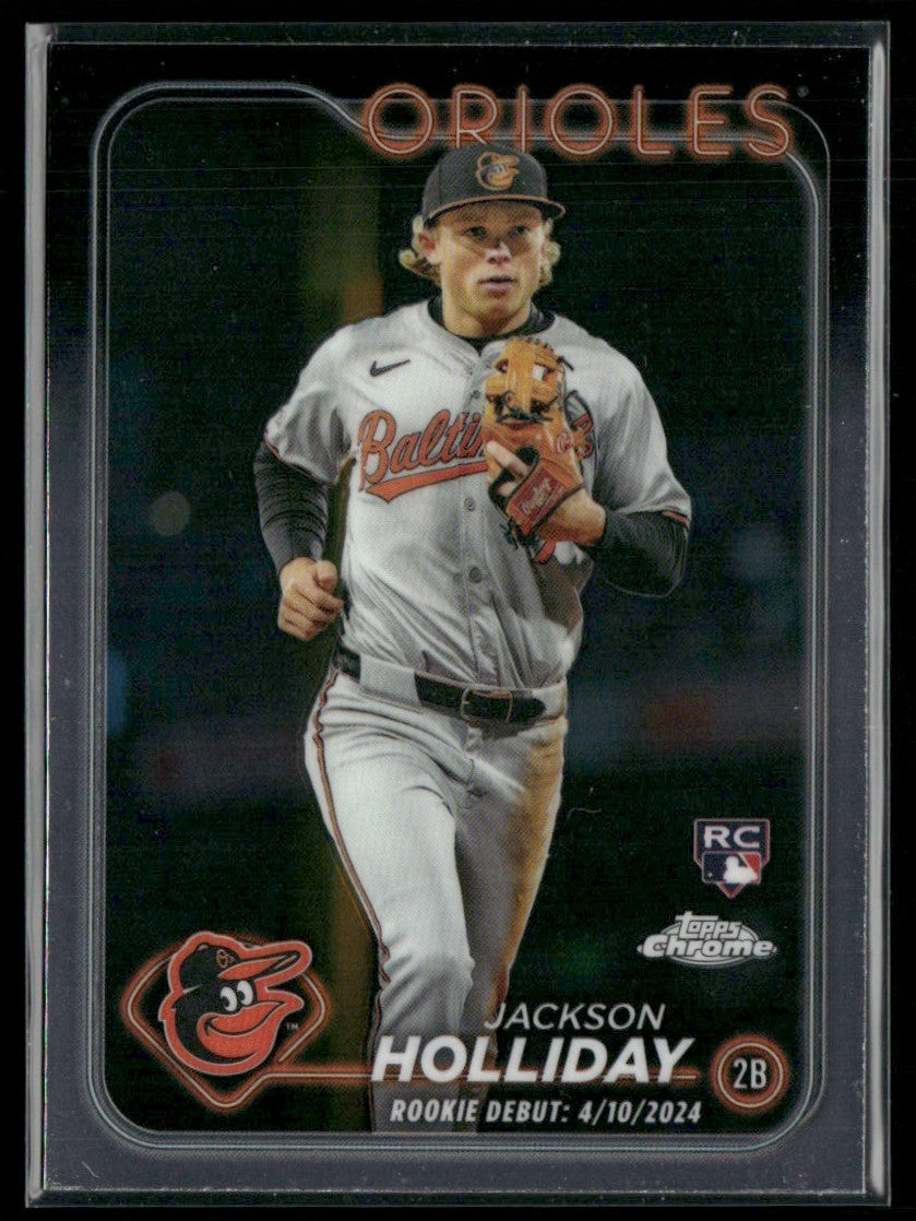 Jackson Holliday 2024 Topps Chrome Update RC #USC89 Baltimore Orioles