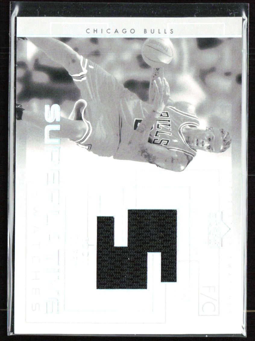 Eddy Curry 2001 Upper Deck Superlative Swatches Jersey #SS-EC Chicago Bulls