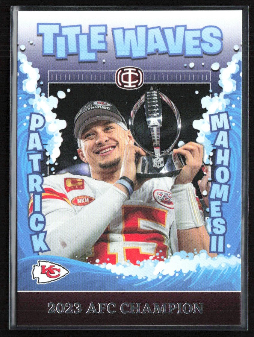 Patrick Mahomes II 2025 Panini Icon Collection Title Waves #TW-5