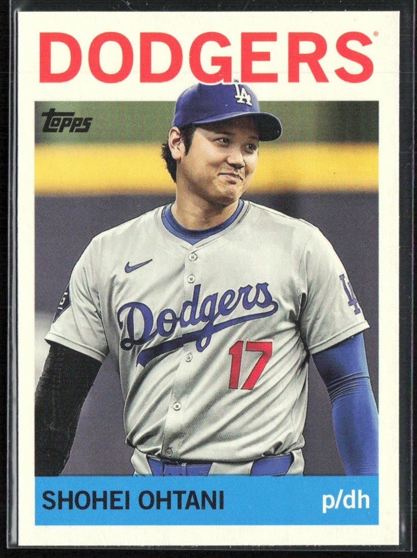 Shohei Ohtani 2025 Topps Archives 1964 Design #17 Los Angeles Dodgers