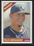 Felix Hernandez 2015 Topps Heritage SP #462 Seattle Mariners