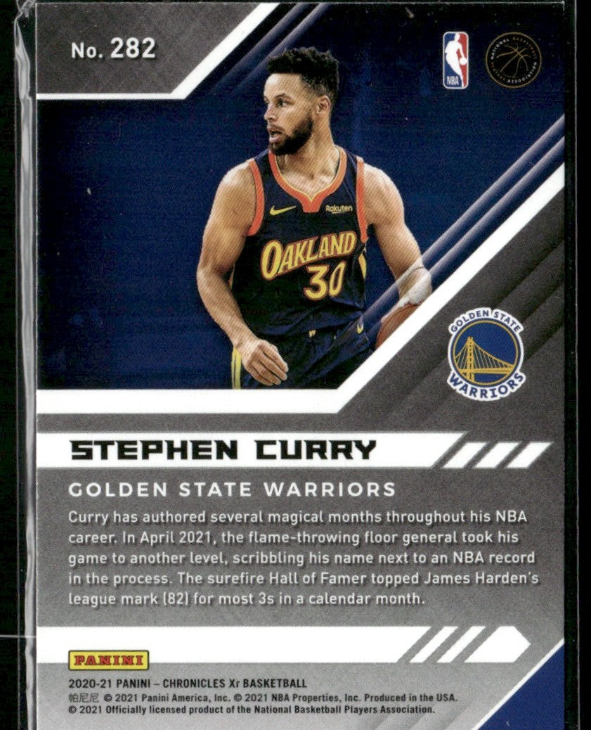 Stephen Curry 2020 Panini Chronicles XR #282 Golden State Warriors