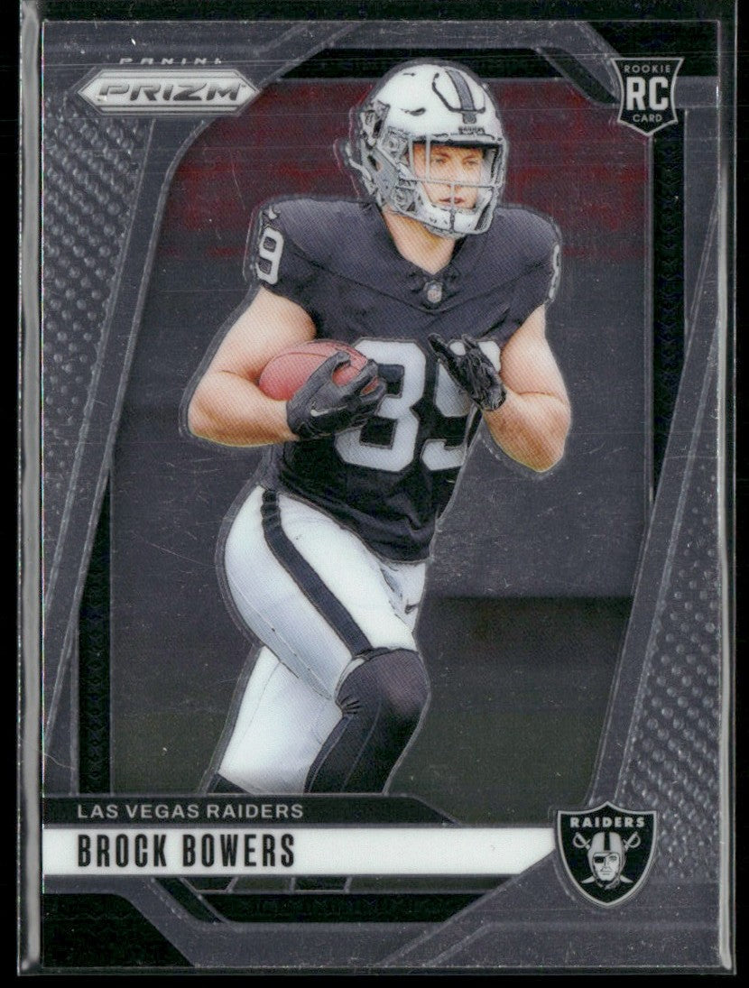 Brock Bowers 2024 Panini Prizm RC #315 Las Vegas Raiders