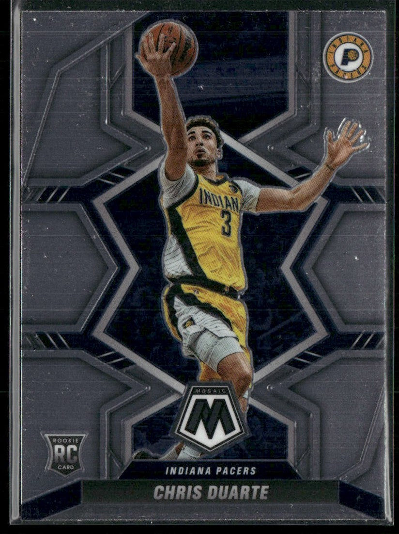 Chris Duarte 2021 Panini Mosaic RC #217 Indiana Pacers