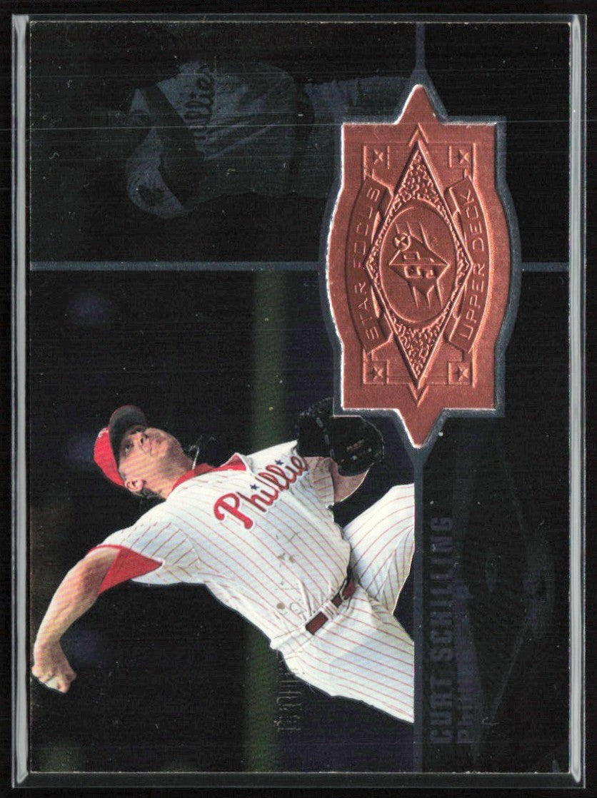 Curt Schilling 1998 SPx Finite /7000 #161 Philadelphia Phillies
