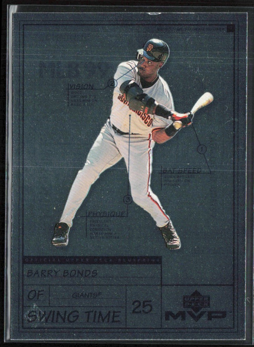 Barry Bonds 1999 Upper Deck MVP Swing Time #S7 San Francisco Giants
