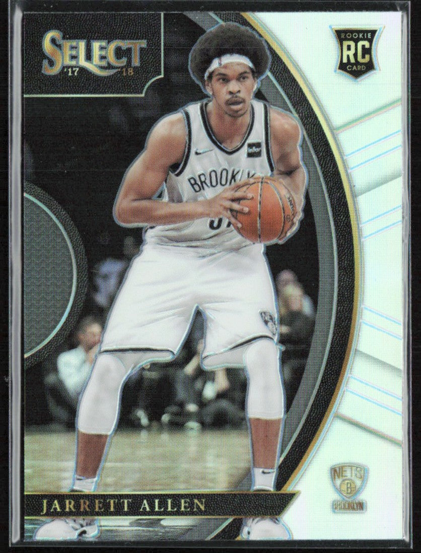 Jarrett Allen 2017 Panini Select Concourse Silver Prizm RC #83 Brooklyn Nets