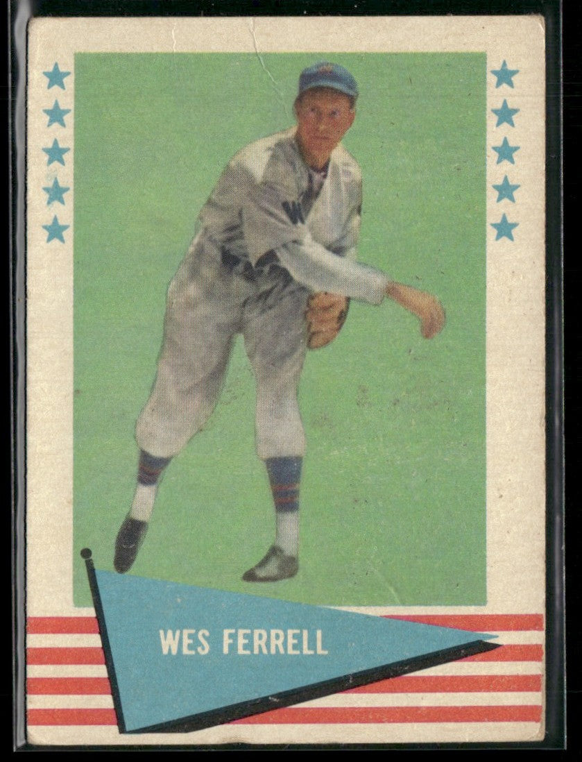 Wes Ferrell 1961 Fleer Baseball Greats #26 Washington Senators