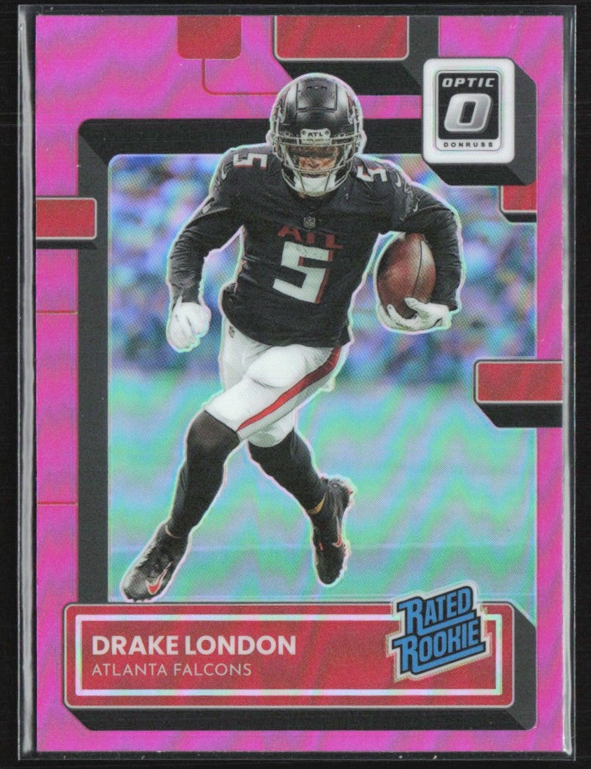 Drake London 2022 Donruss Optic Pink RC #207 Atlanta Falcons