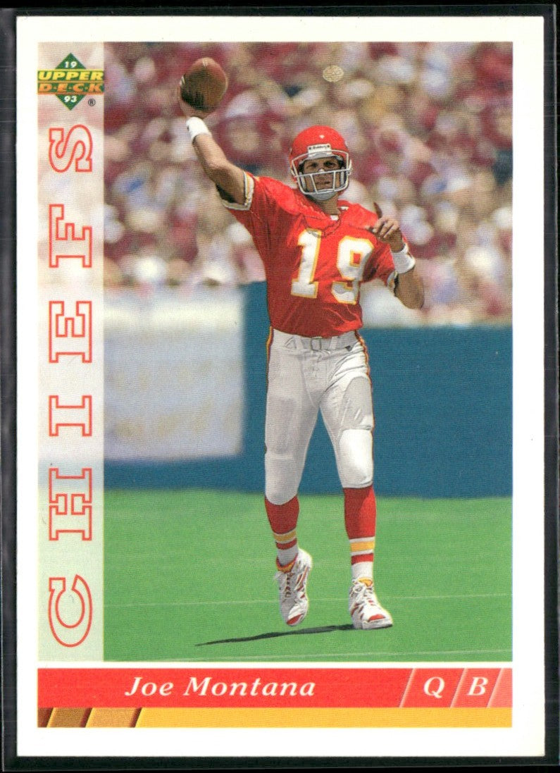 Joe Montana 1993 Upper Deck #460 Kansas City Chiefs