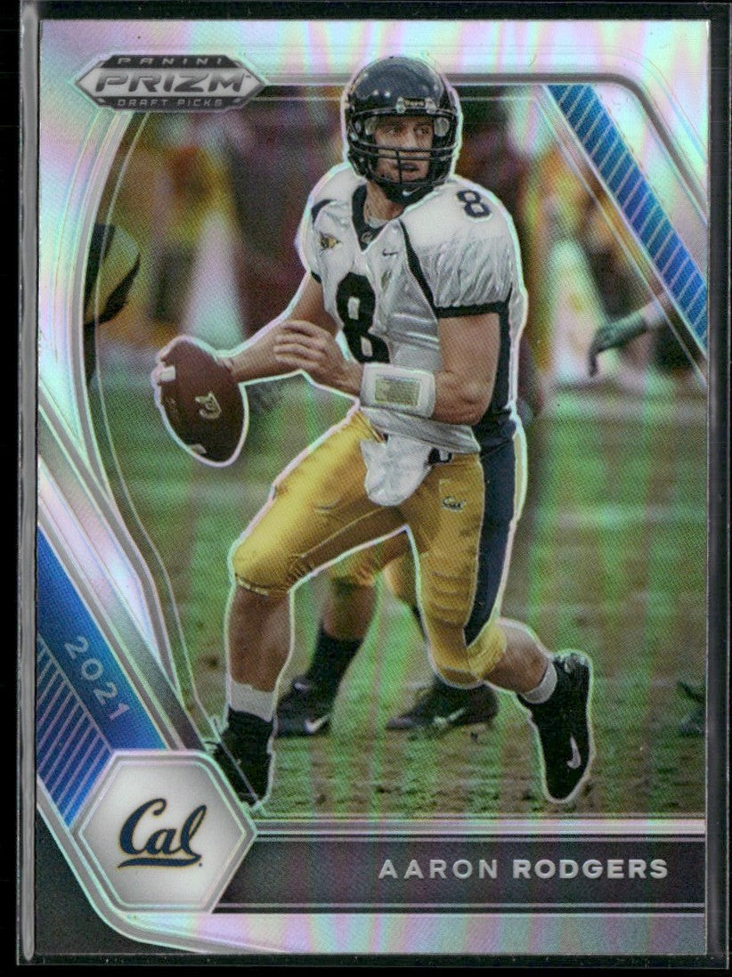 Aaron Rodgers 2021 Panini Prizm Draft Picks Silver #15 California Golden Bears