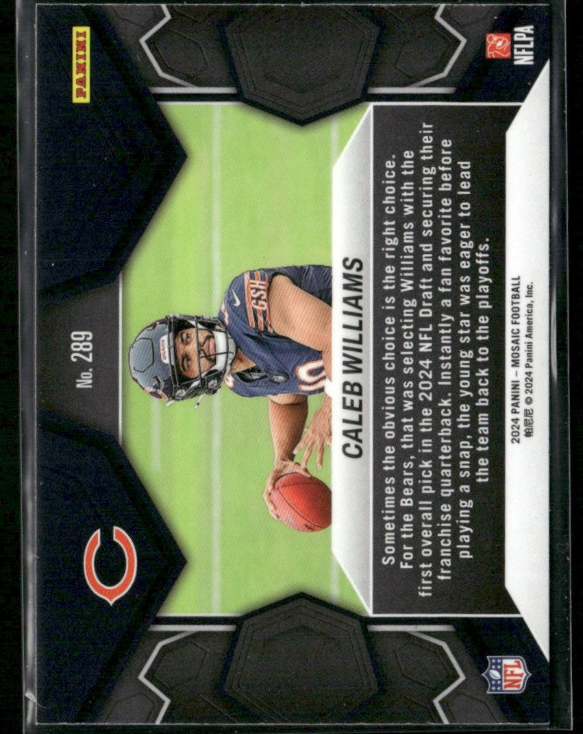 Caleb Williams 2024 Panini Mosaic #289 Chicago Bears