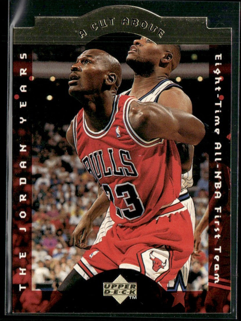 Michael Jordan 1996 Collector's Choice Jordan A Cut Above #CA3 Chicago Bulls