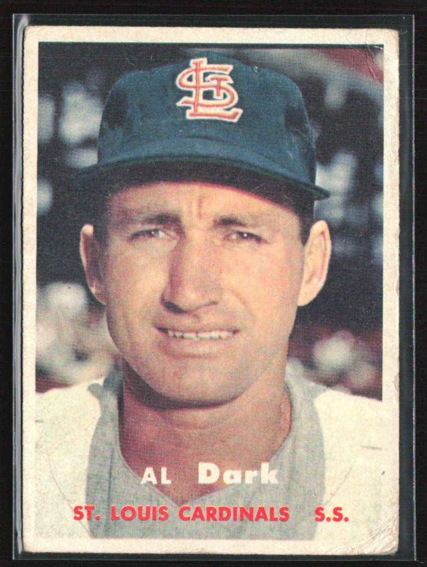 Al Dark 1957 Topps #98 St. Louis Cardinals