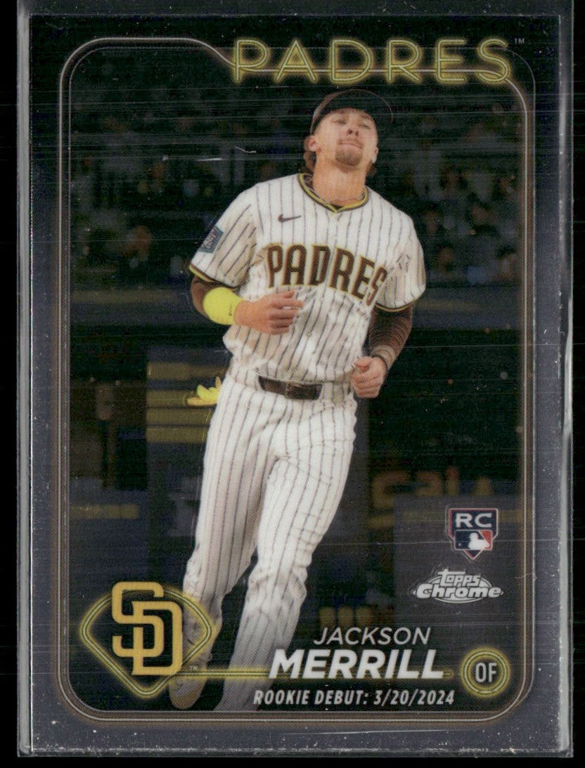 Jackson Merrill 2024 Topps Chrome Update RC #USC57 San Diego Padres