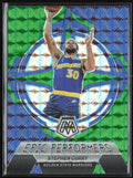 Stephen Curry 2022 Panini Mosaic Epic Performers Green #1 Golden State Warriors