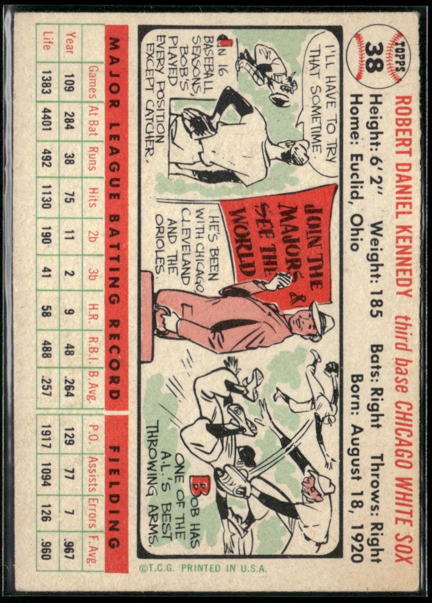 Bob Kennedy 1956 Topps #38 Chicago White Sox