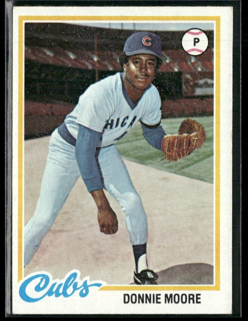 Donnie Moore 1978 Topps RC #523 Chicago Cubs