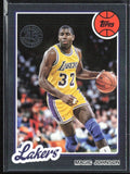 Magic Johnson 2025 Topps 1980 Design #80BK-3 Los Angeles Lakers