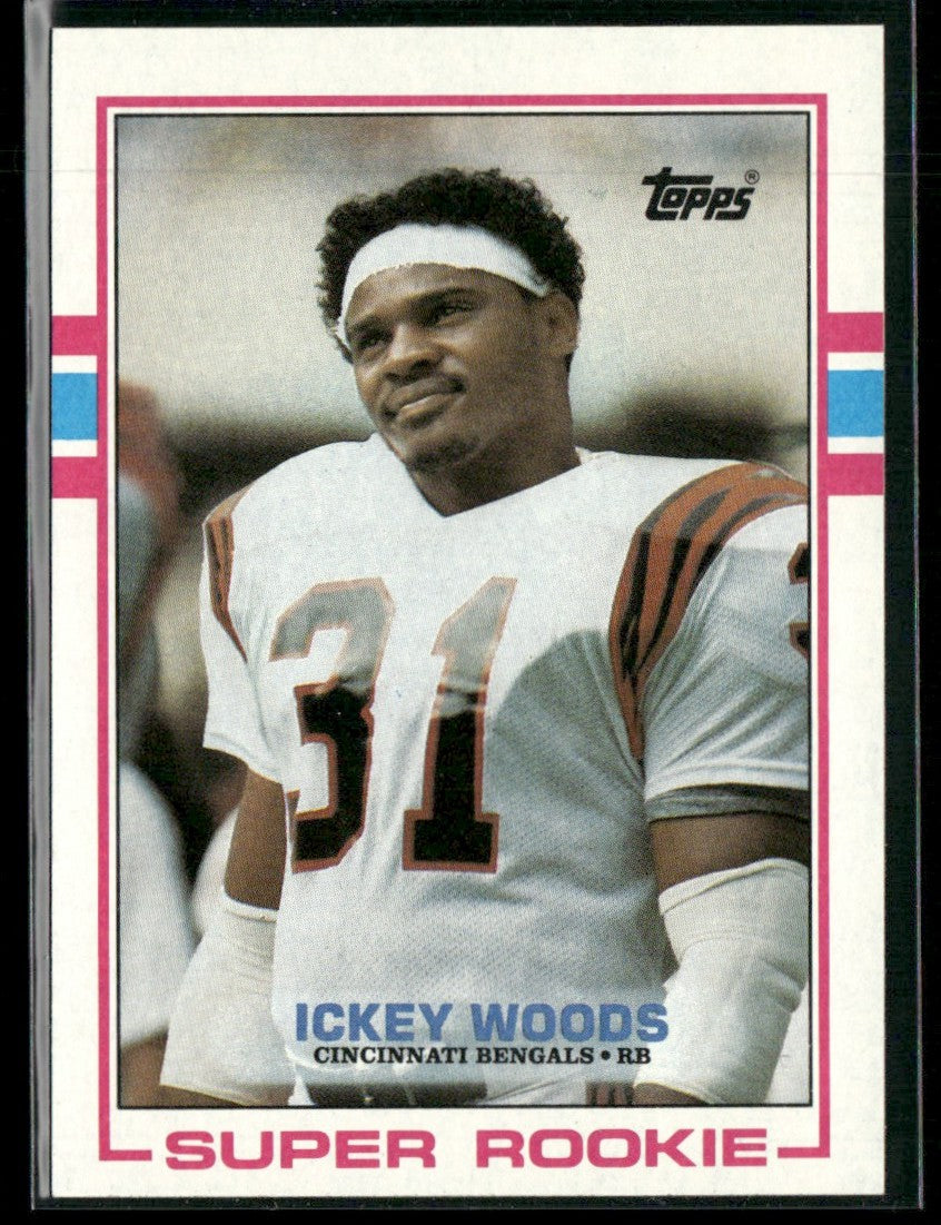 Ickey Woods 1989 Topps RC #27 Cincinnati Bengals