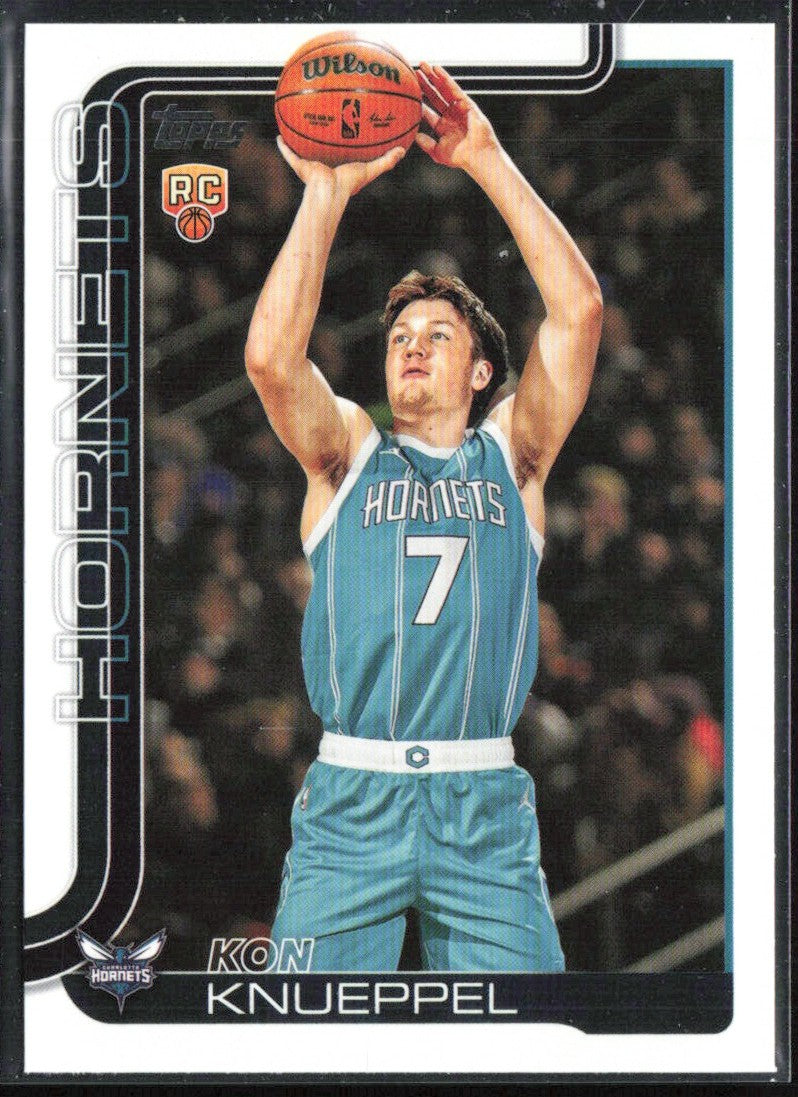 Kon Knueppel 2025 Topps RC #204 Charlotte Hornets