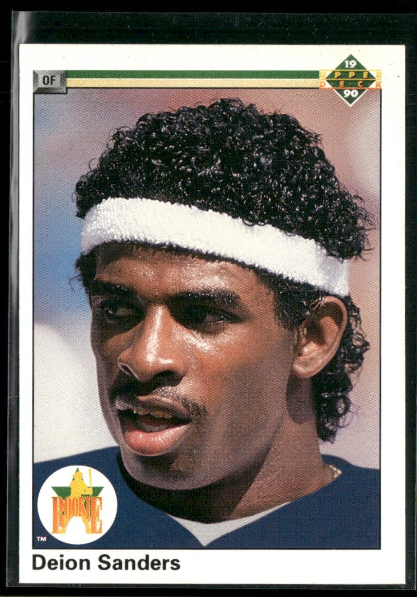 Deion Sanders 1990 Upper Deck RC #13 New York Yankees