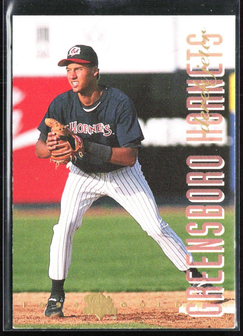 Derek Jeter 1994 Classic Best Gold #83 Greensboro Hornets