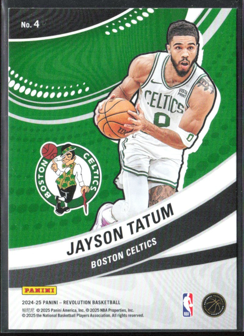 Jayson Tatum 2024 Panini Revolution Vortex #4 Boston Celtics