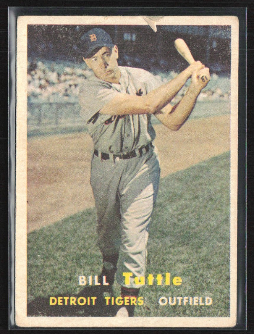 Bill Tuttle 1957 Topps #72 Detroit Tigers