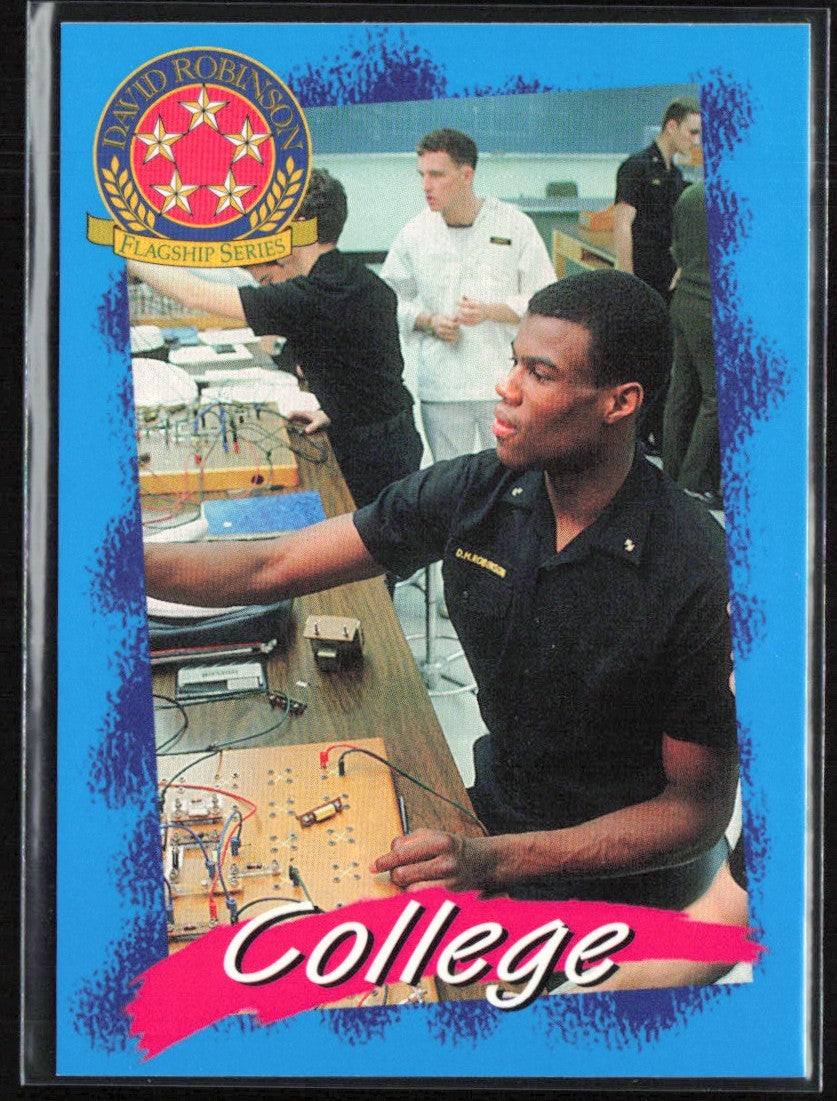 David Robinson 1992 SkyBox David Robinson Flagship Series College #R4 Navy