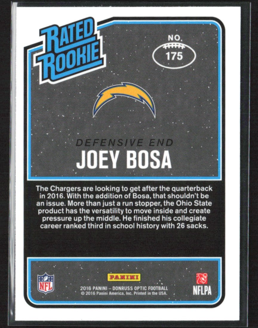 Joey Bosa 2016 Donruss Optic RC #175 San Diego Chargers