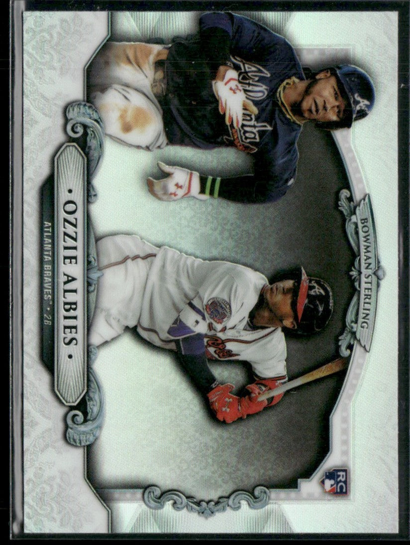 Ozzie Albies 2018 Bowman Sterling RC #BS-OA Atlanta Braves