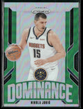 Nikola Jokic 2024 Panini Prizm Dominance Green #2 Denver Nuggets