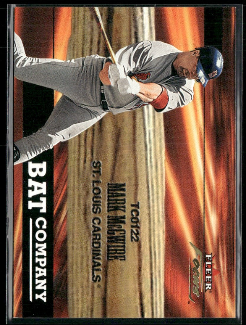 Mark McGwire 2001 Fleer Focus Bat Company #2 St. Louis Cardinals