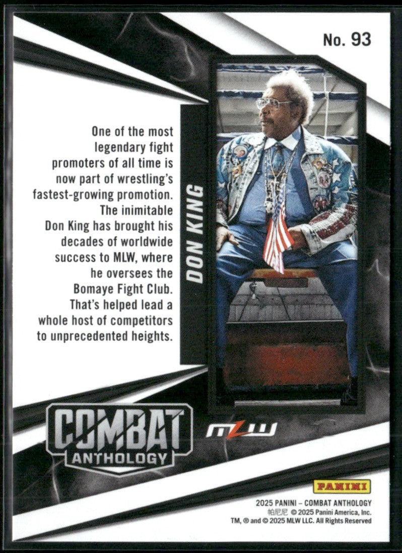 Don King 2025 Panini Combat Anthology #93